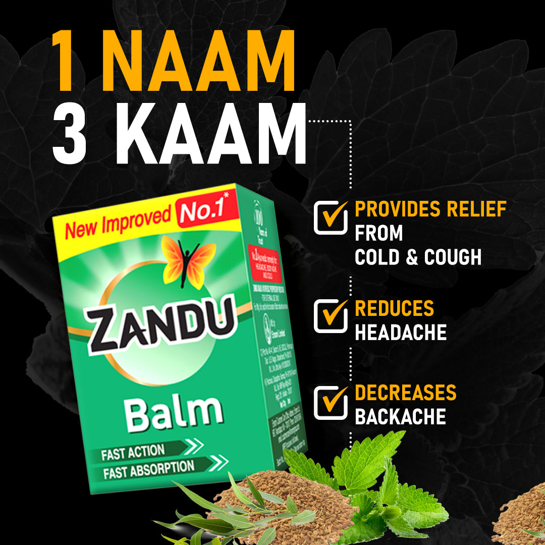 Zandu Balm (8ml) (Pack of 4)