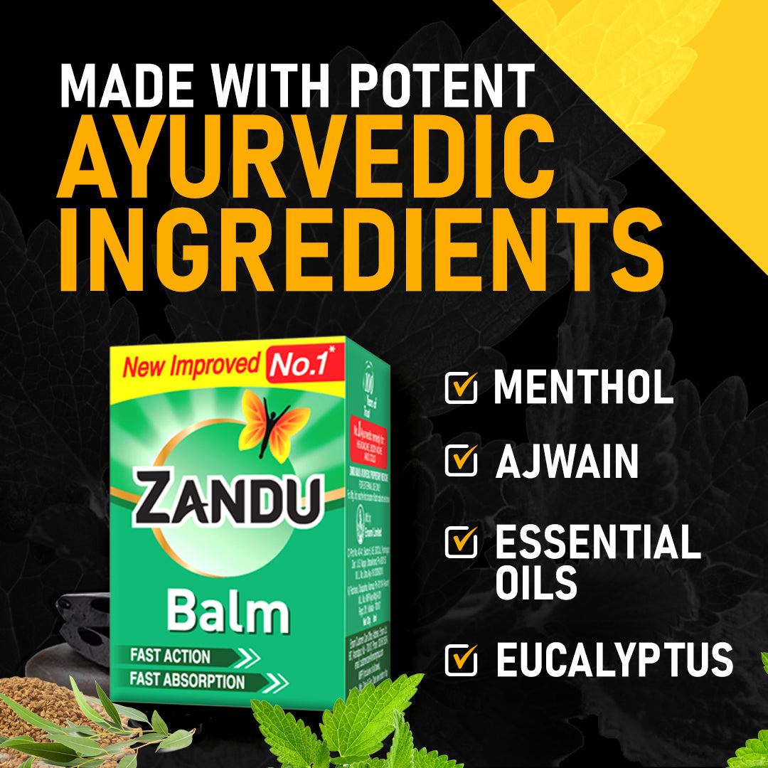 Zandu Balm (8ml) (Pack of 4)