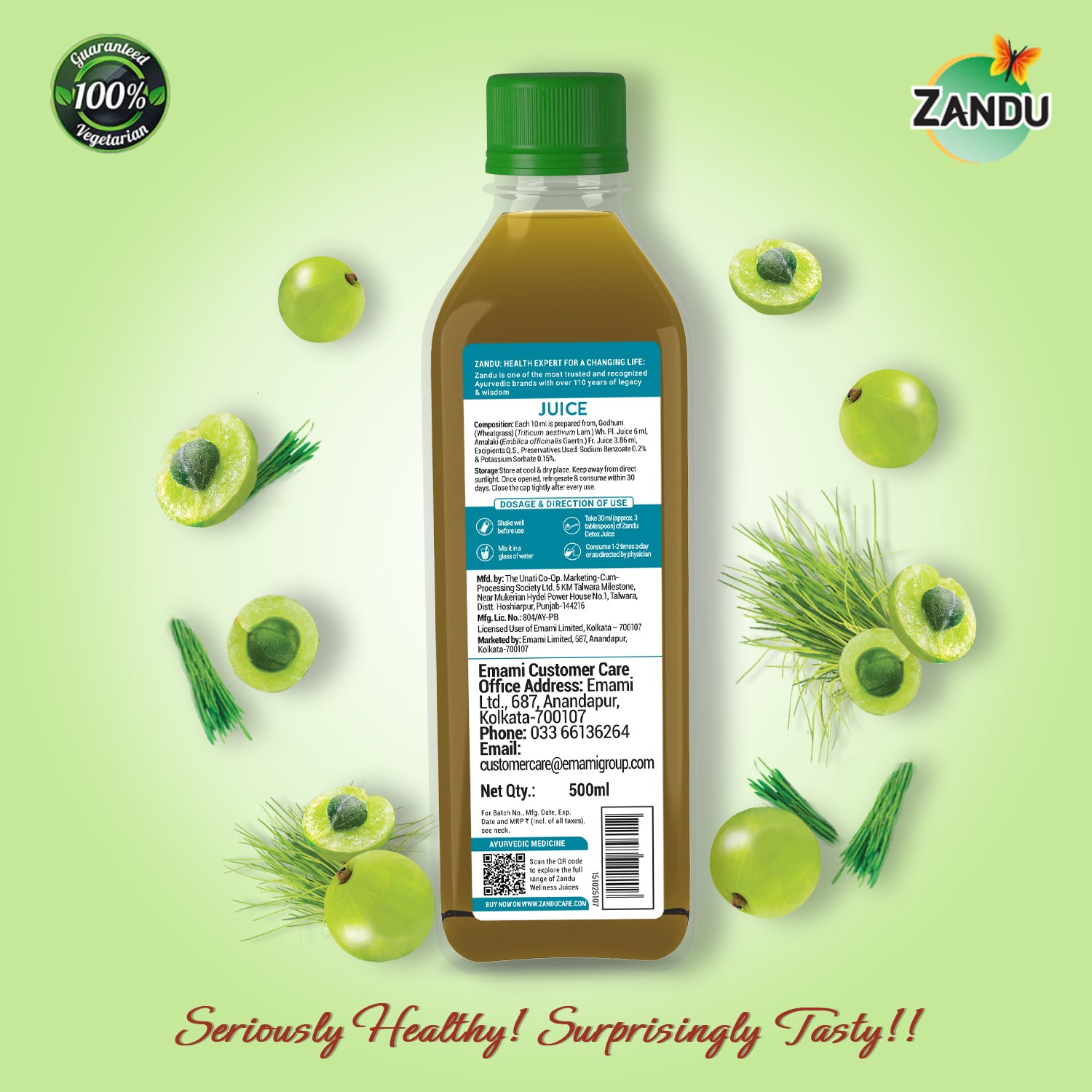 Zandu Kesari Jivan & FREE Detox Juice