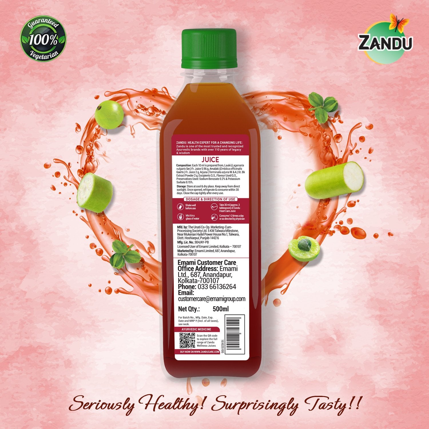 Zandu Hear❤️t Care Juice (Buy 1 Get 1)