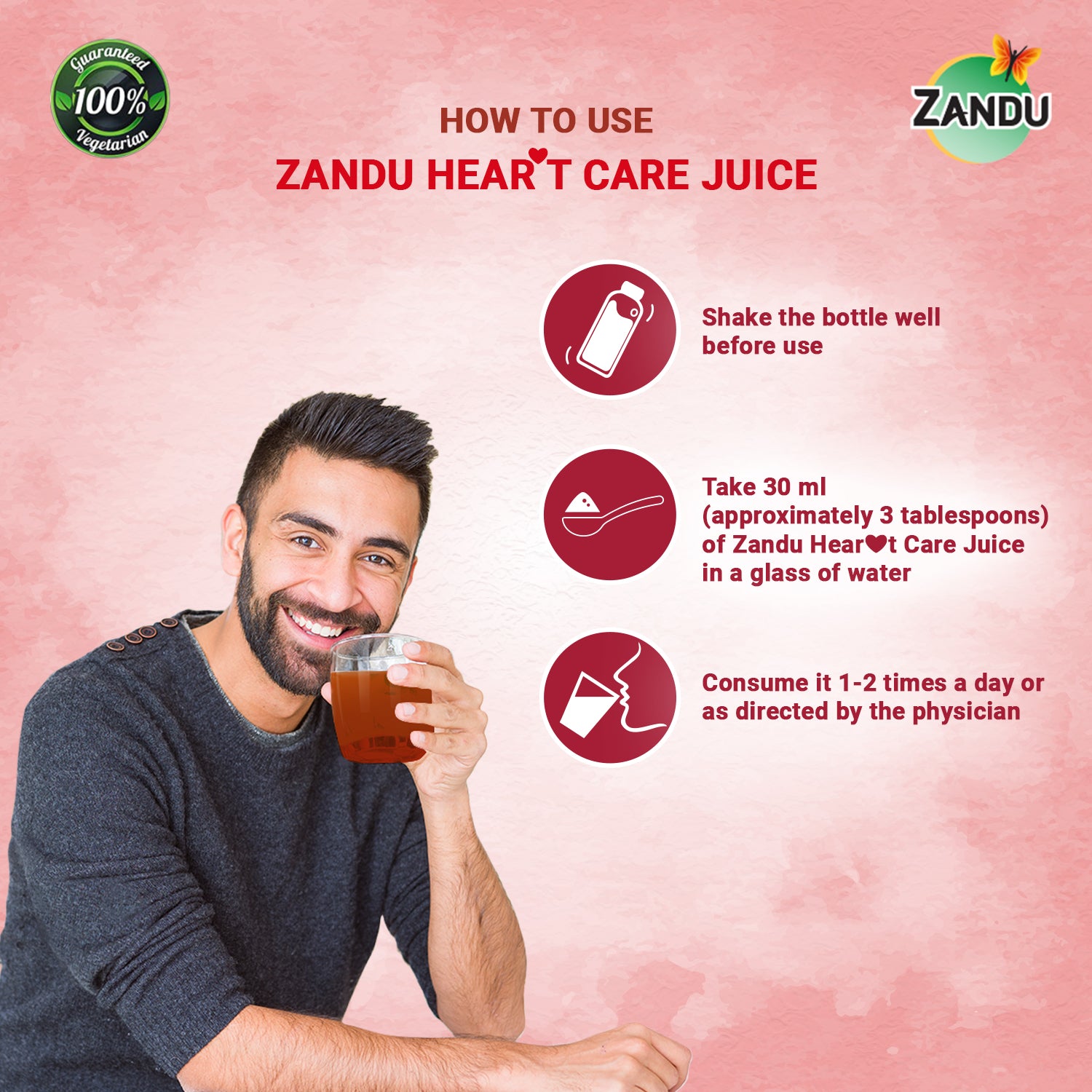 Zandu Heart Care Juice