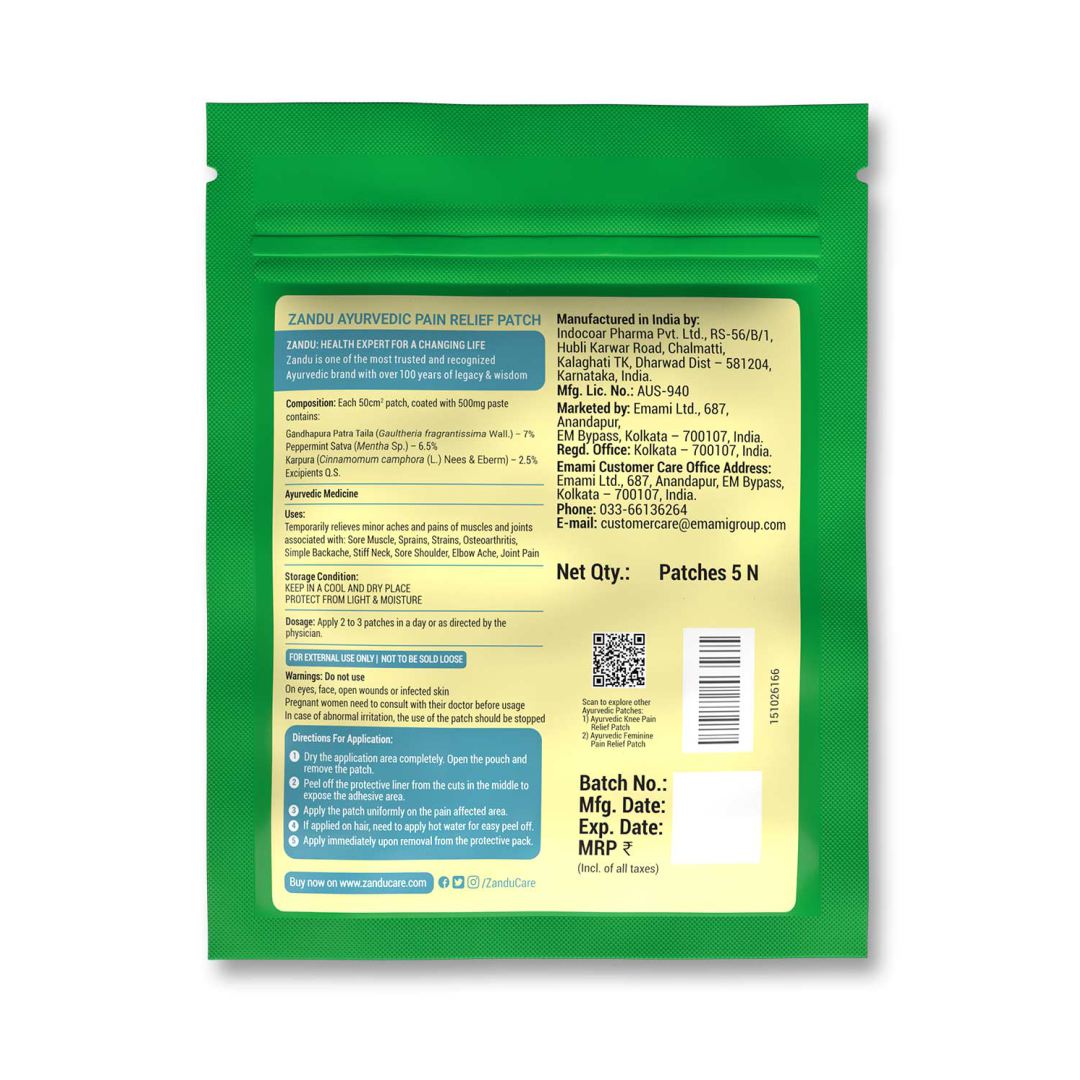 Zandu Pain Release Patch