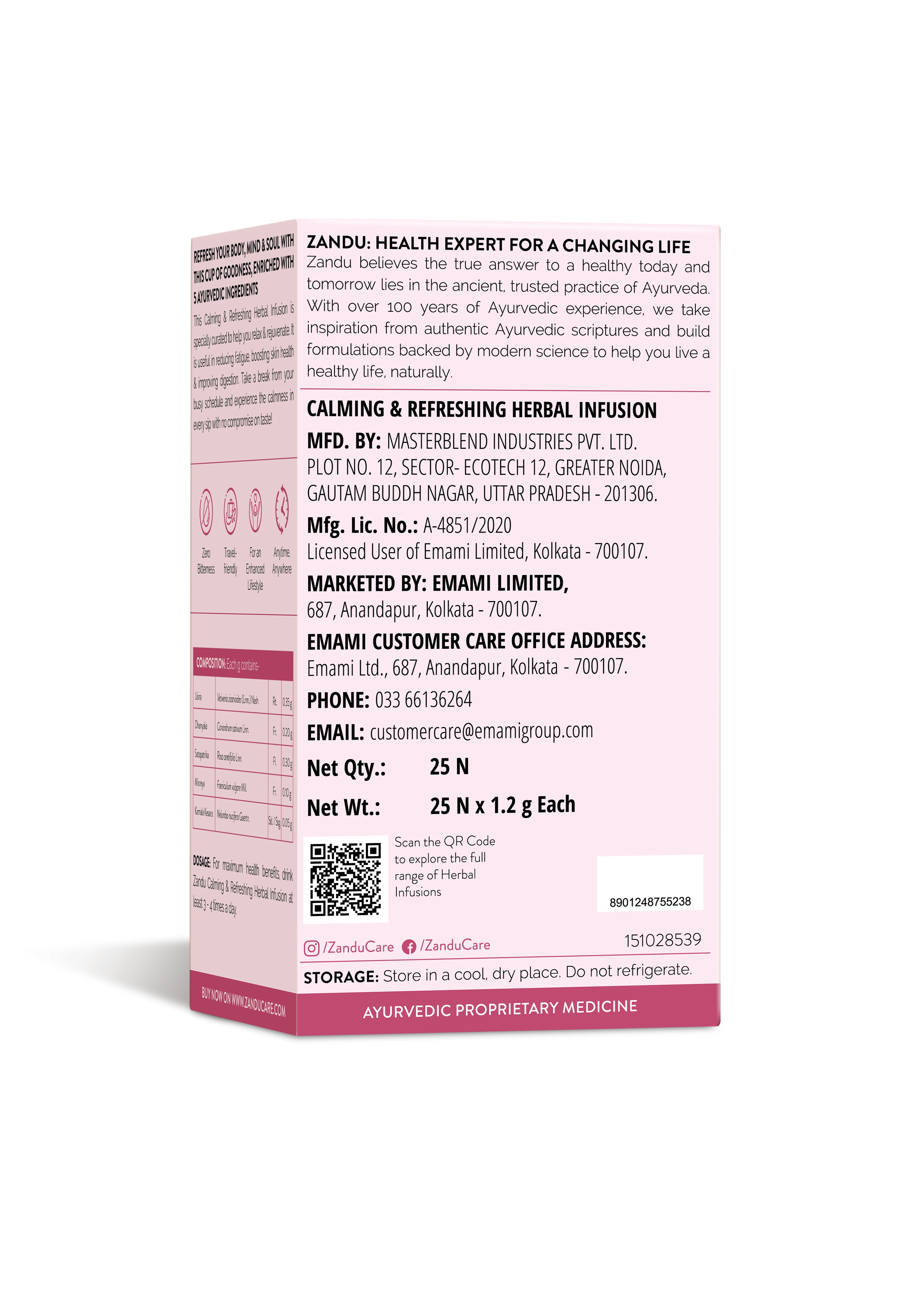 Zandu herbal ice tea