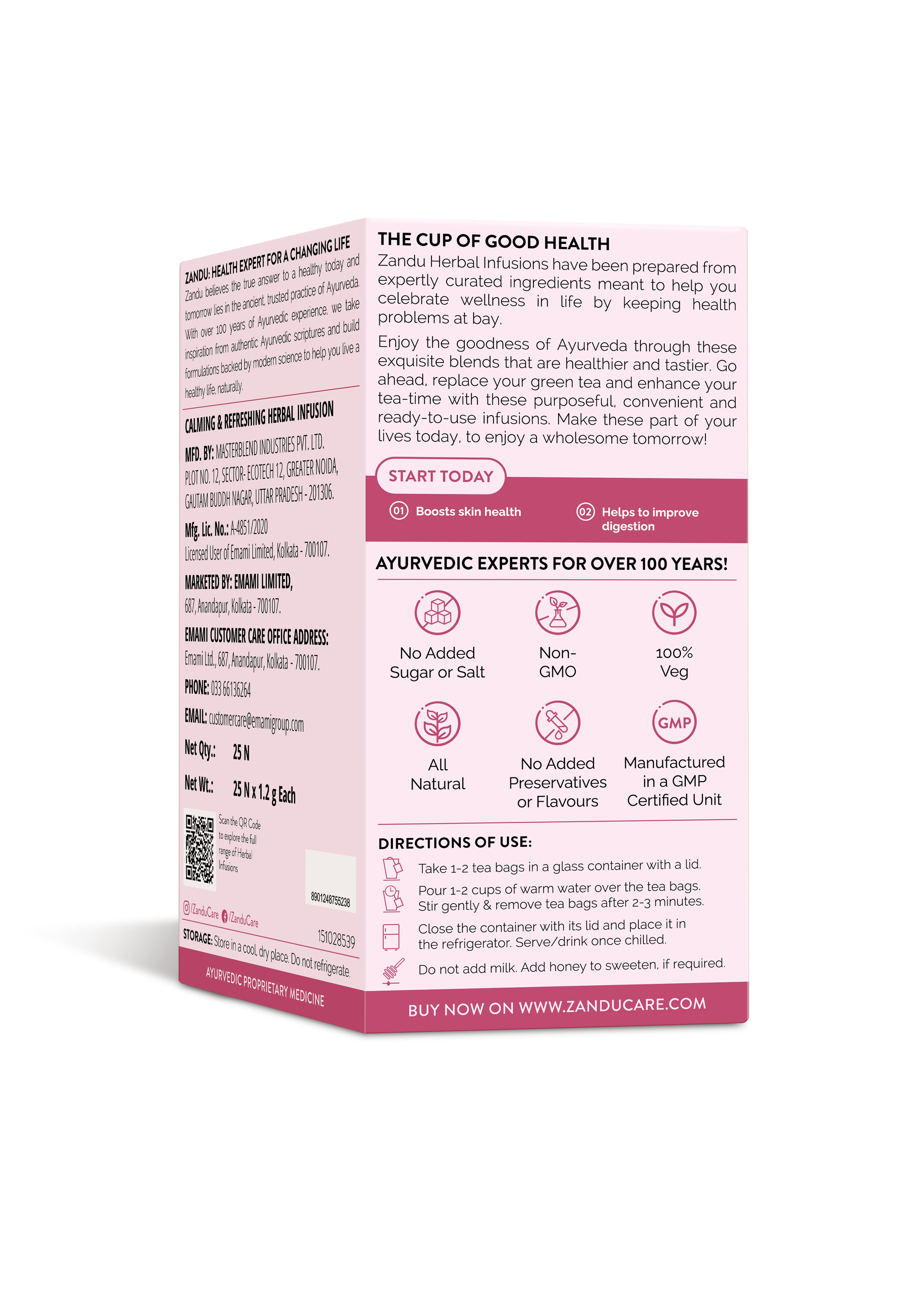 Zandu herbal ice tea