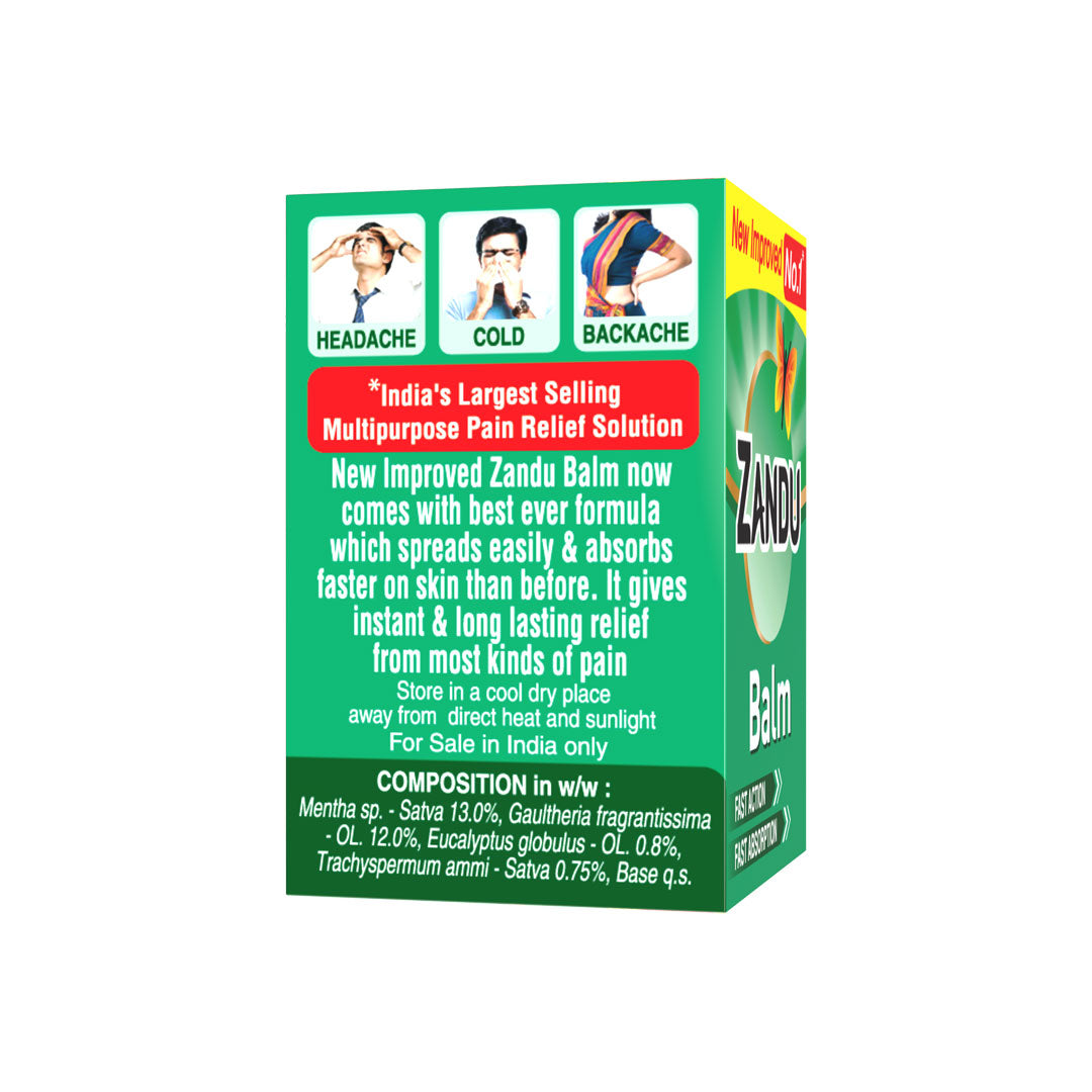 Zandu Balm (8ml) (Pack of 4)