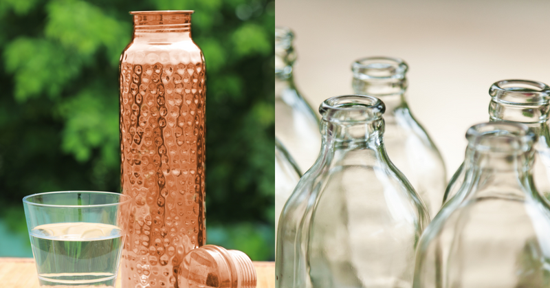 copper bottles vs glass bottles