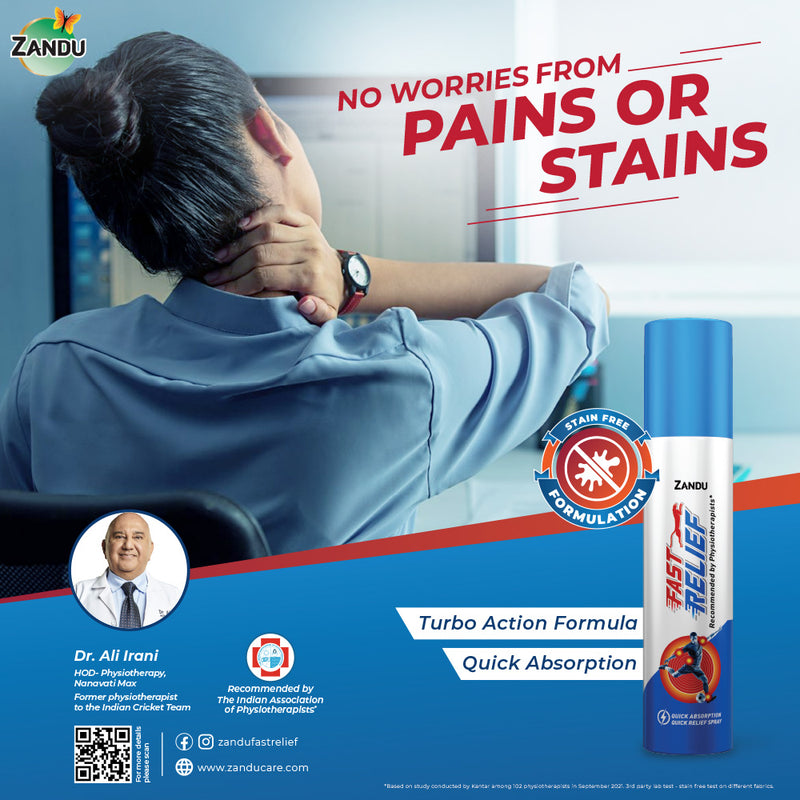 Buy Zandu Fast Relief Spray (50ml) For Instant Pain Relief