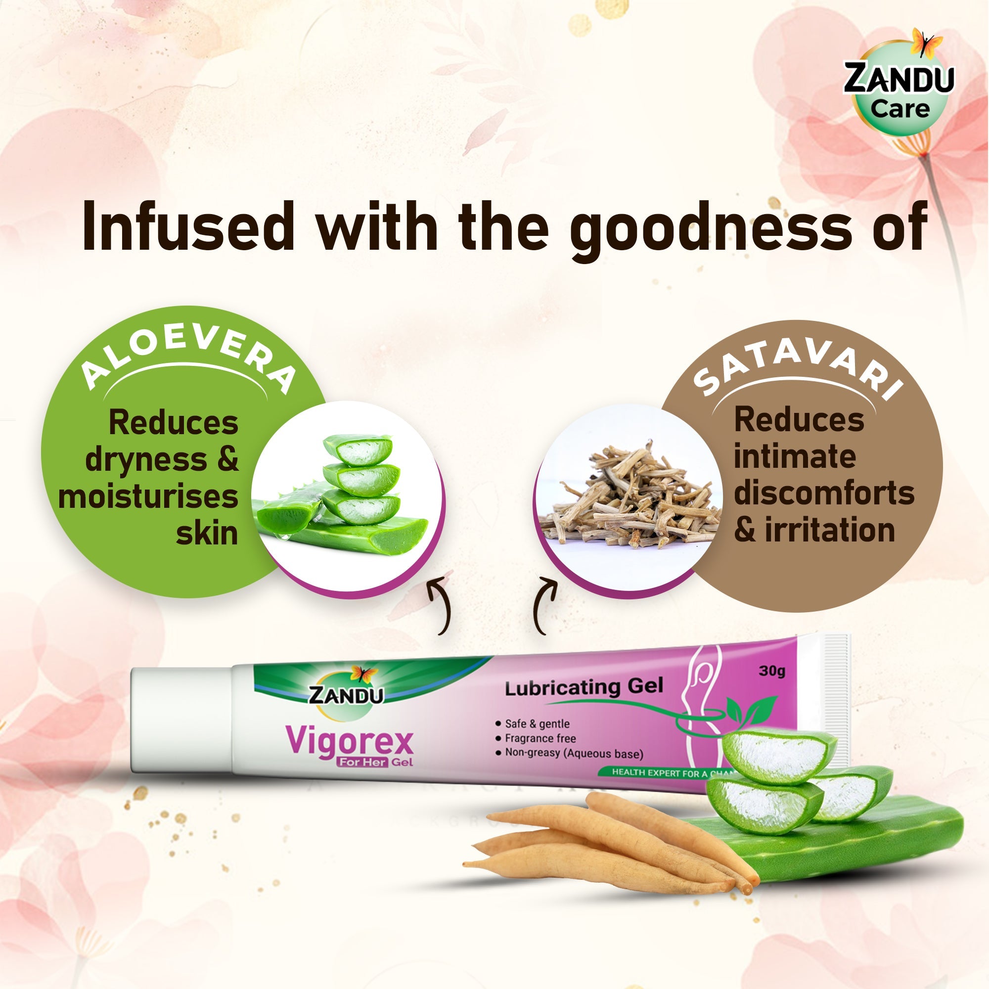 Zandu Vigorex For Her Gel Pack of 2 (30g)