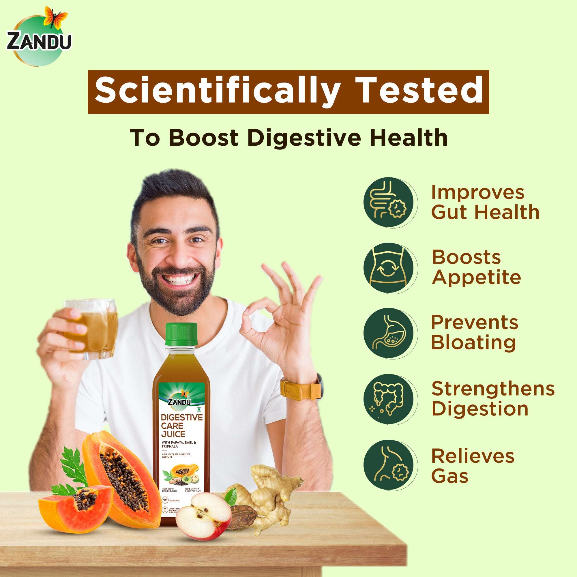 Zandu Digestive boost juice
