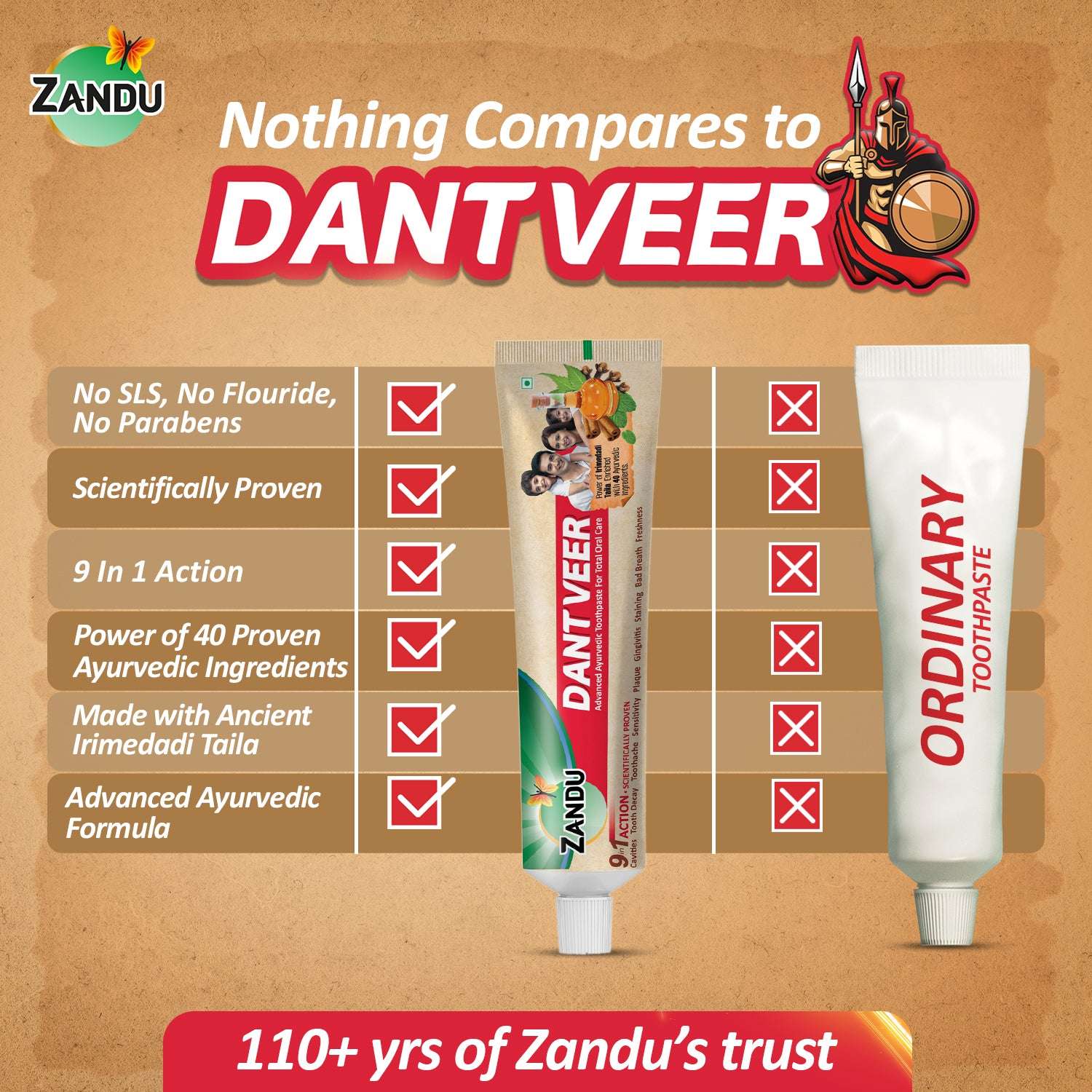 Dantveer Chemical free Toothpaste