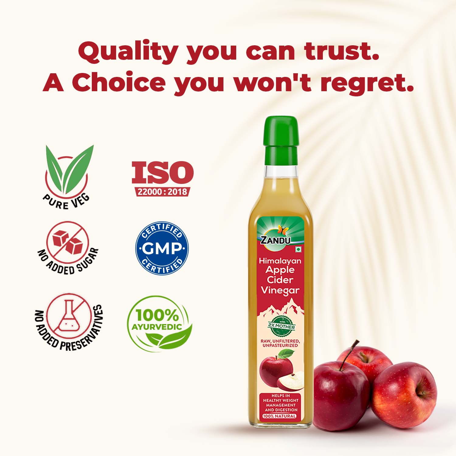 Zandu Himalayan Apple Cider Vinegar