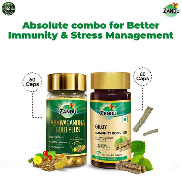 Absolute combo for better Immunity & stress management