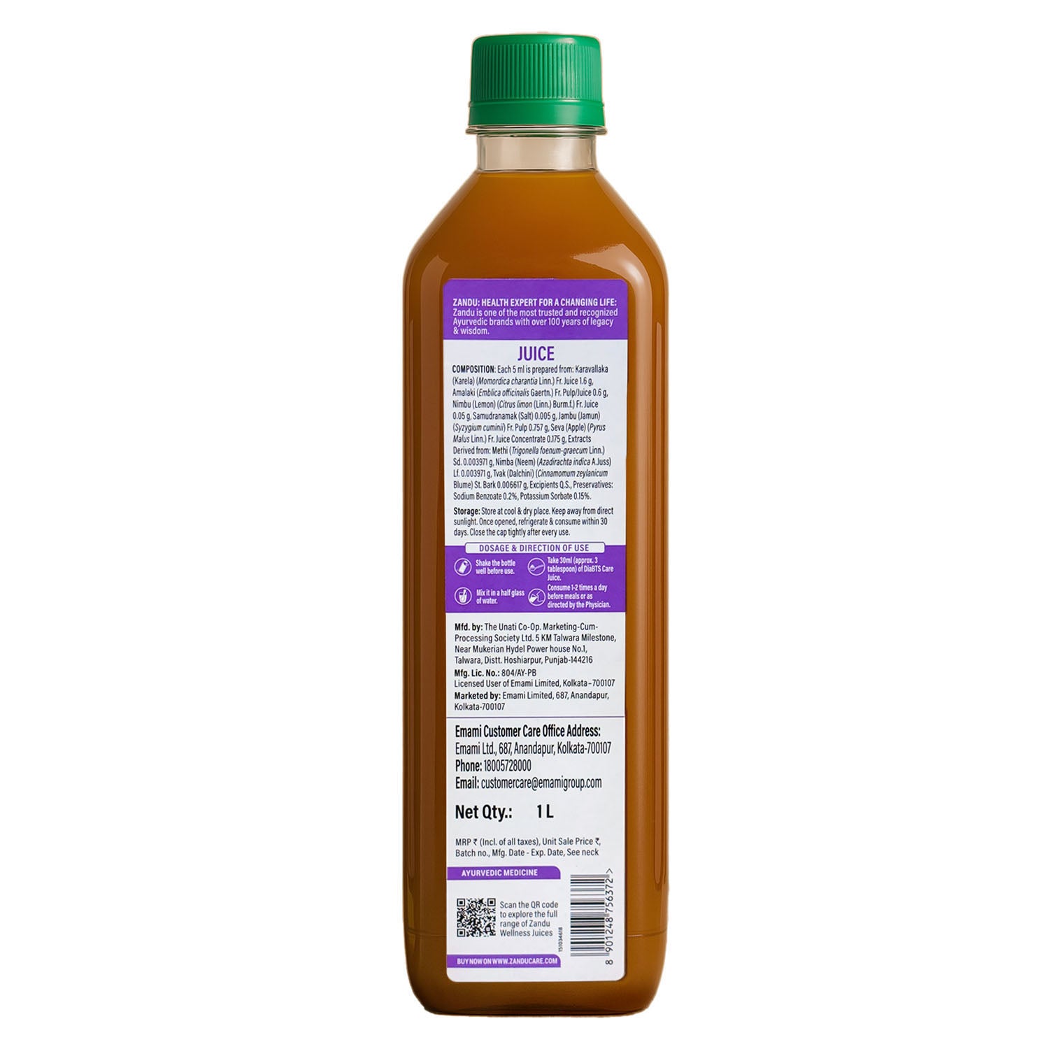 Zandu DiaBTS Care Juice