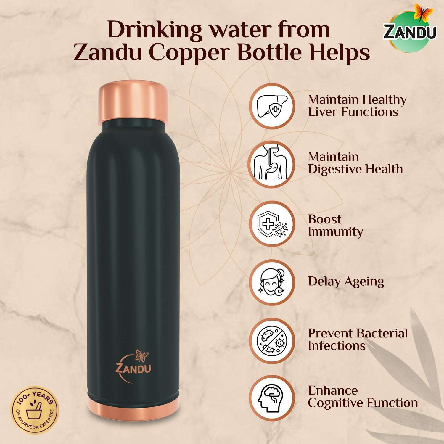 Zandu Copper Bottle Benefits