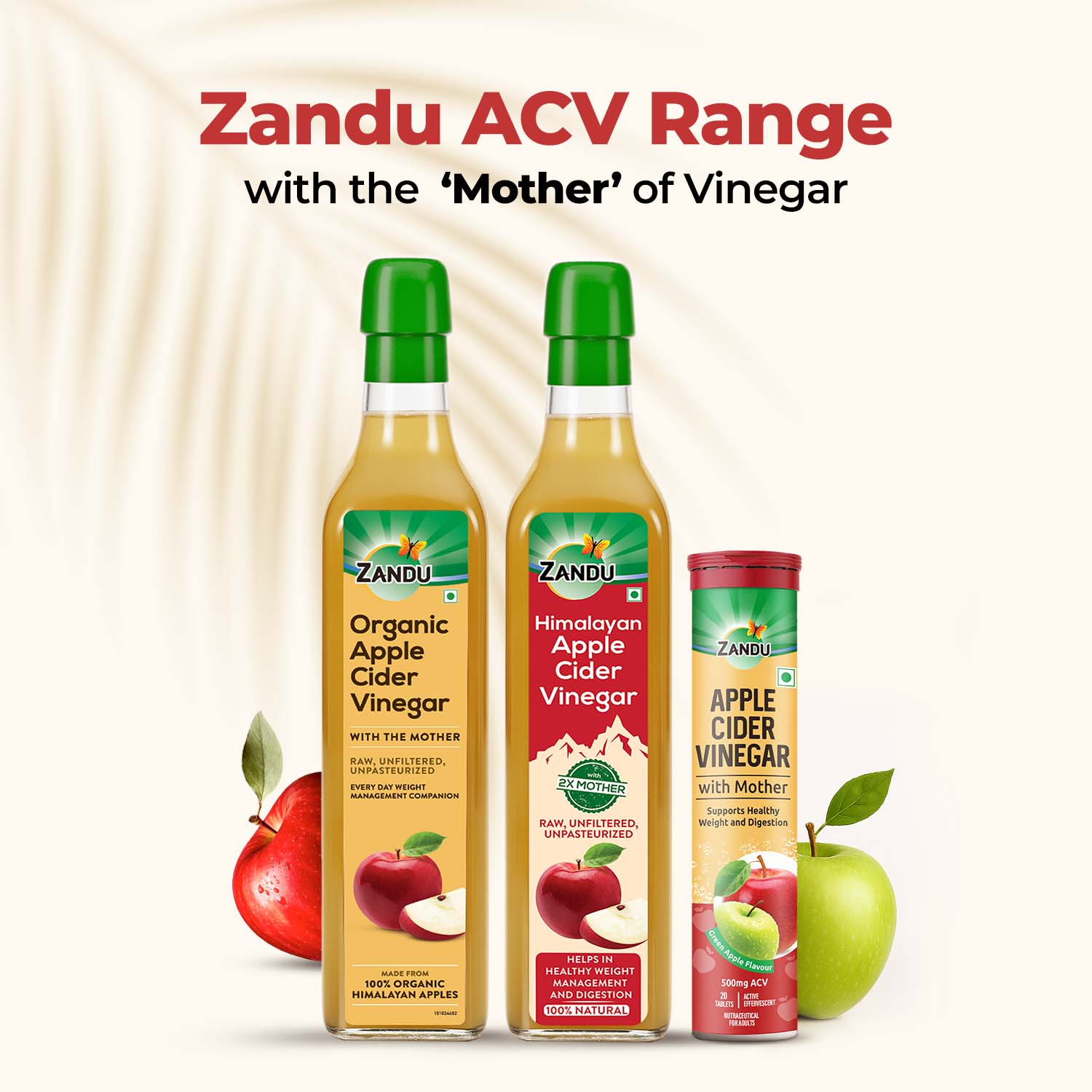 Zandu Organic Apple Cider Vinegar