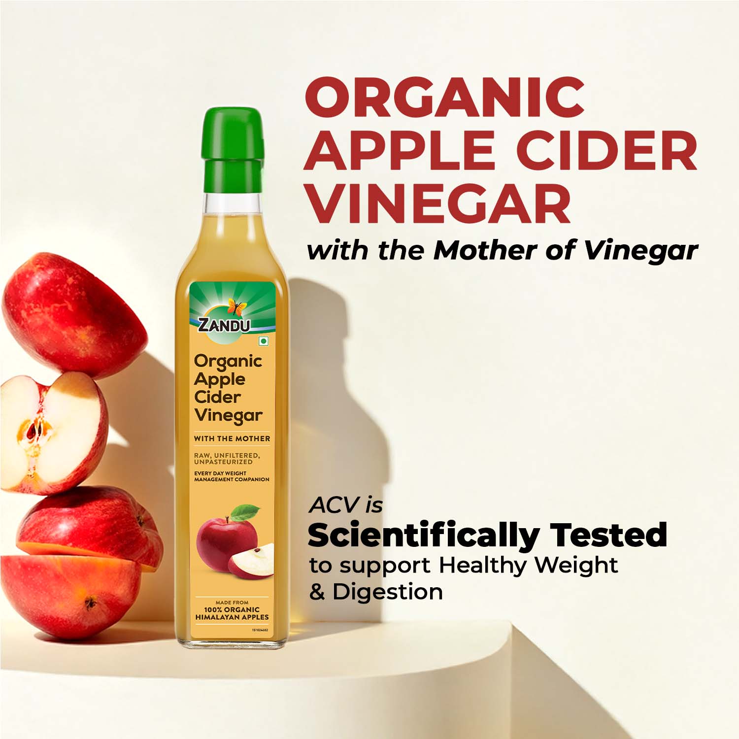 Zandu Organic Apple Cider Vinegar