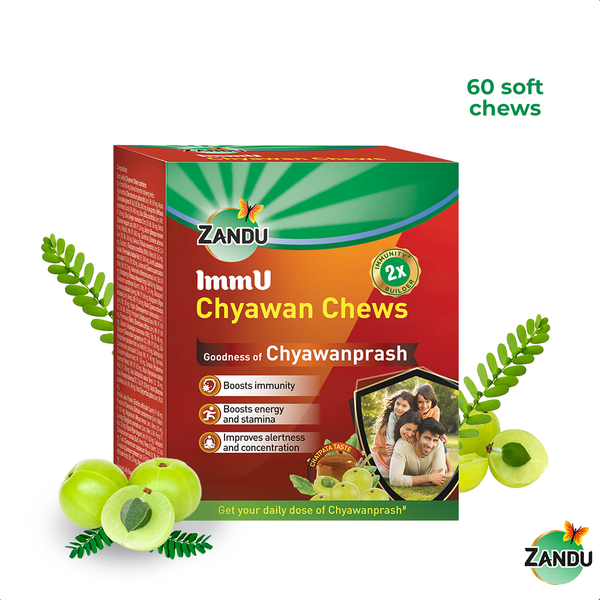 ImmU Chyawan Chews- Goodness of Chyawanprash (60 Soft Chews)
