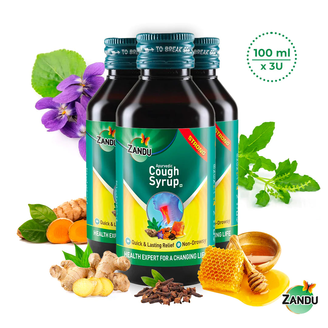 Zandu Ayurvedic Cough Syrup Pouch at Nancy Grondin blog