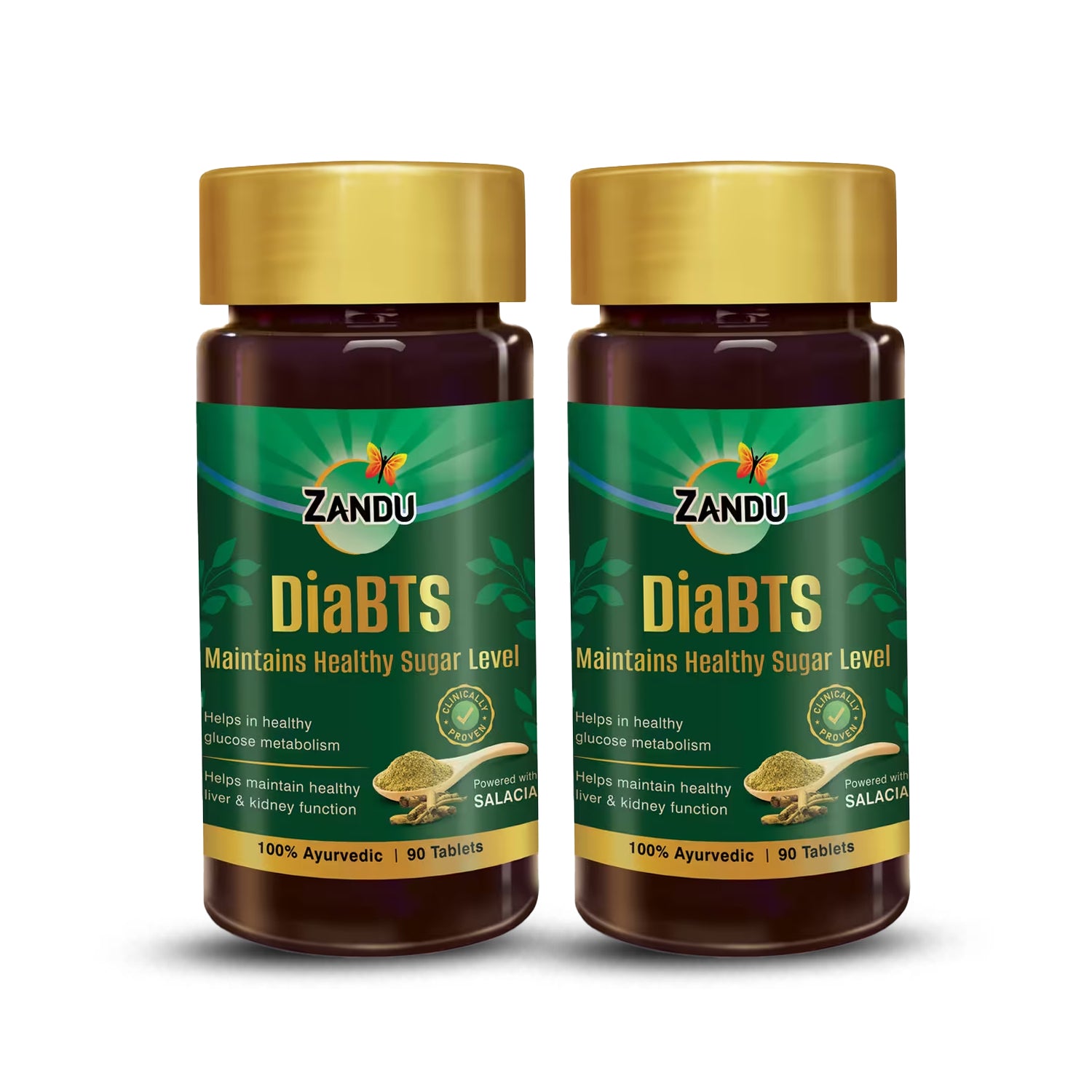 Zandu DiaBTS Tablets | Clinically Proven for Blood Sugar Management & Healthy Glucose Levels in 3 Months