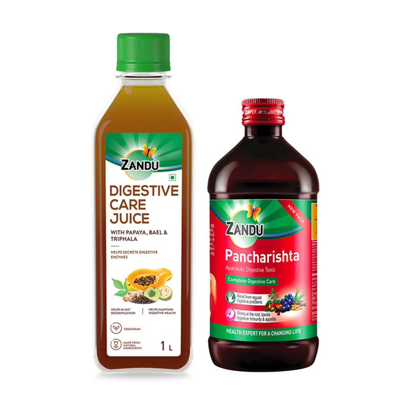 Zandu Digestive Care Juice 1L + Pancharishta 650ml