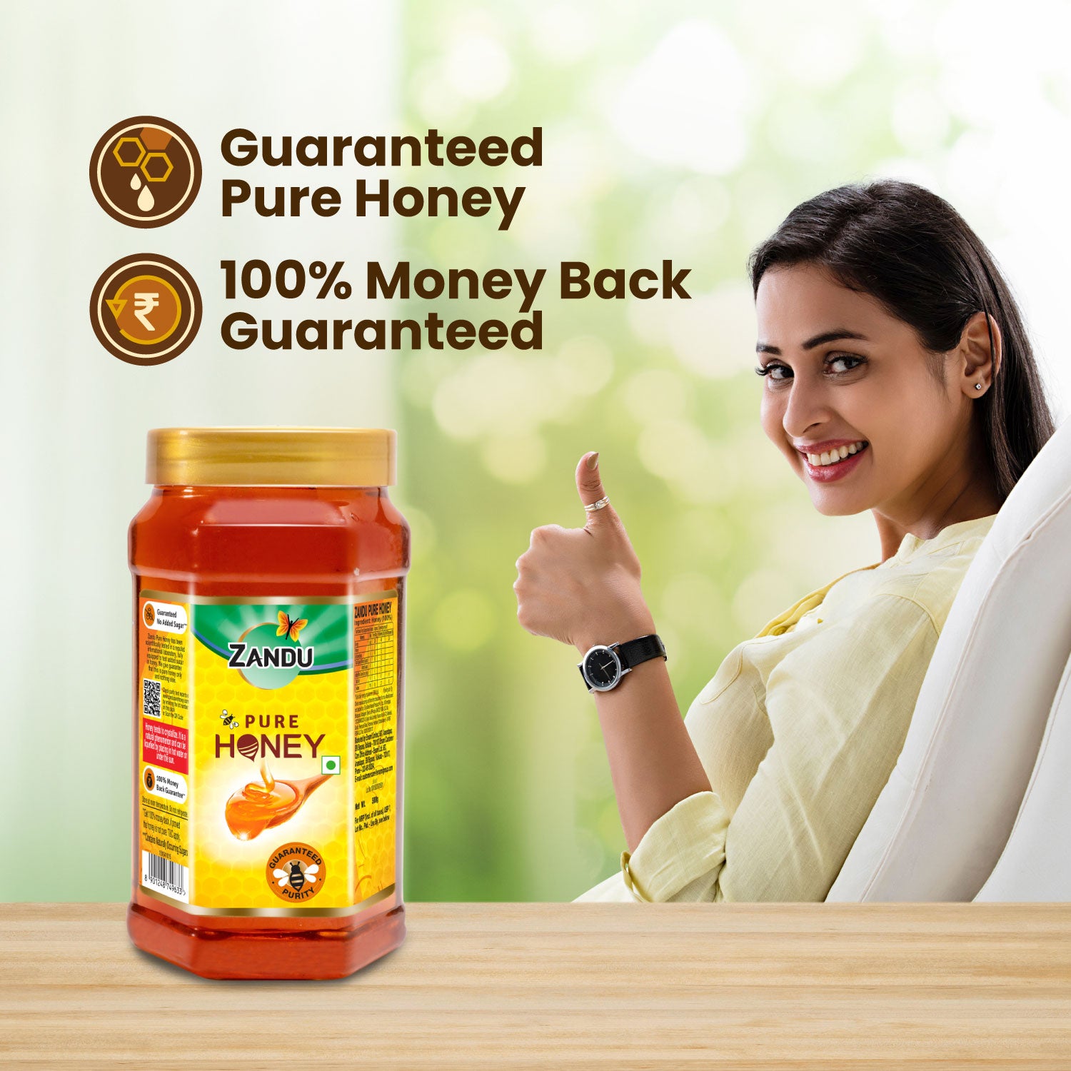Zandu Pure Honey 500g