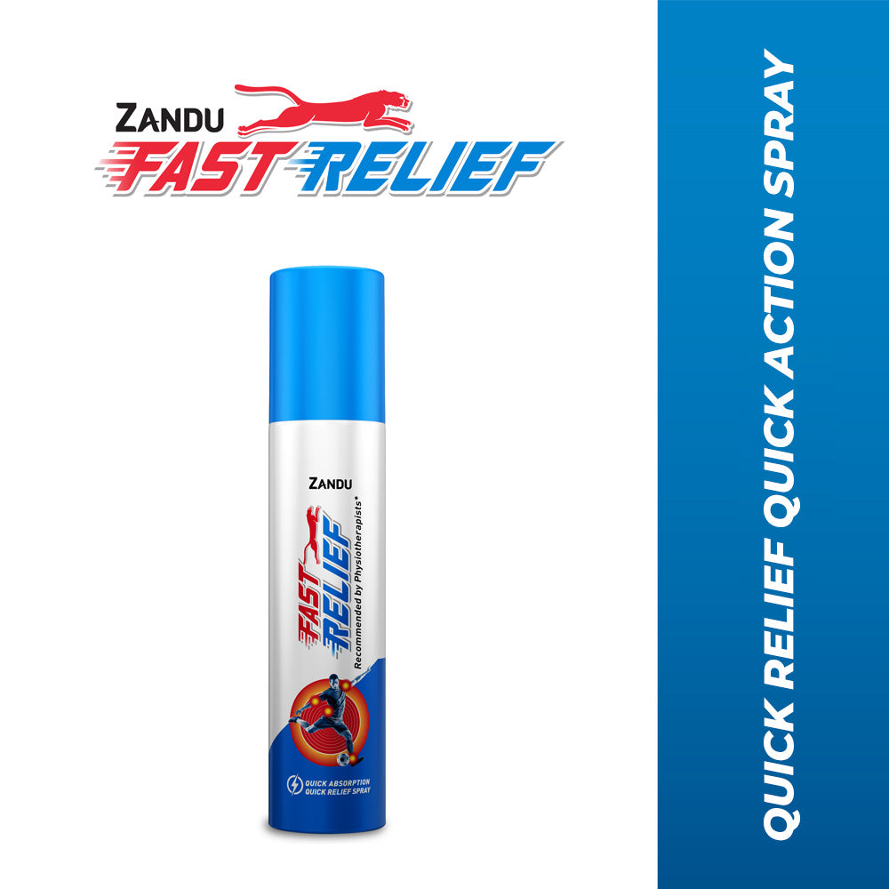 Zandu Fast Relief Pain Spray for Sprain, Muscle & Back Relief