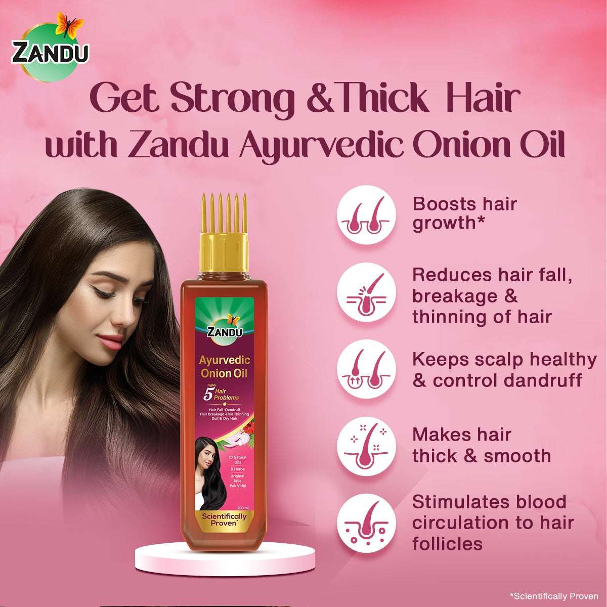 Zandu, hair oil Benefits