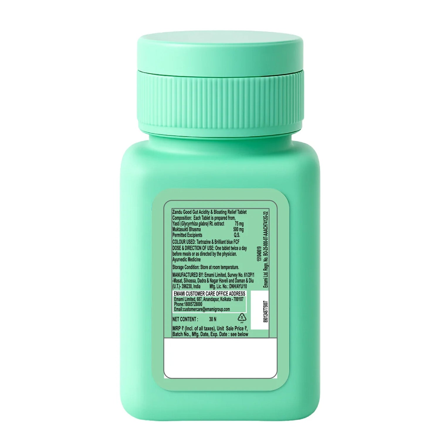 Zandu Good Gut Constipation Relief Tablets