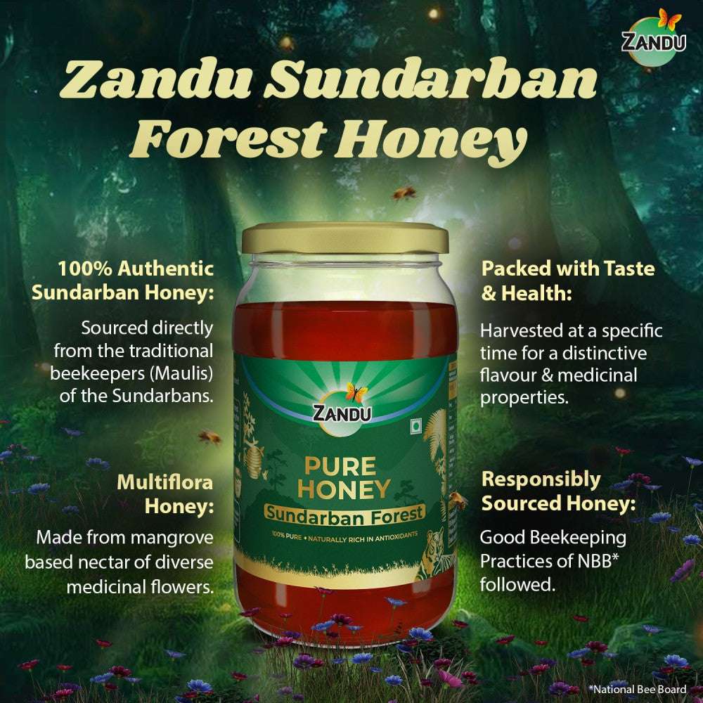 Why Choose Zandu Sundarban honey?