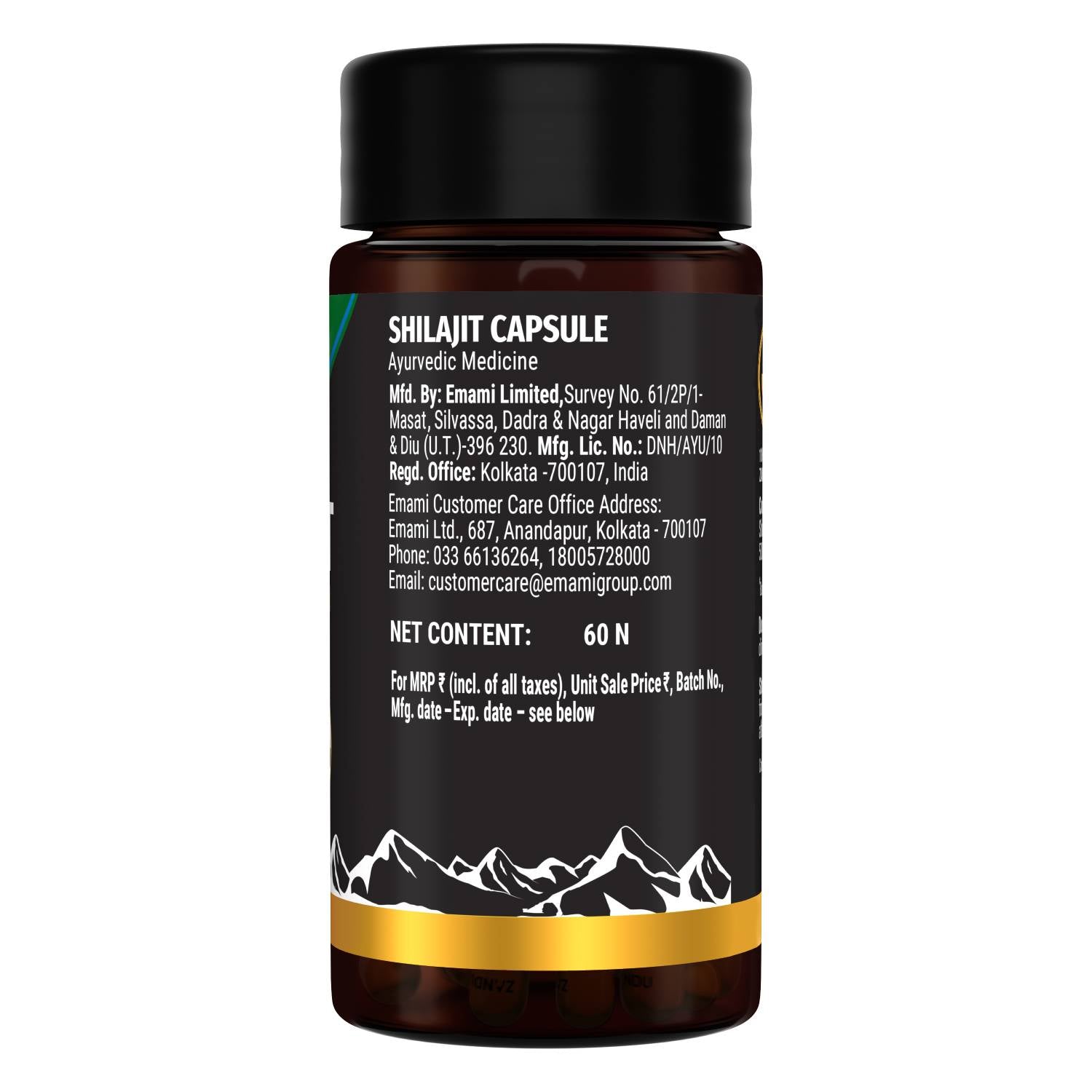 Zandu 100% Pure Himalayan Shilajit Caps