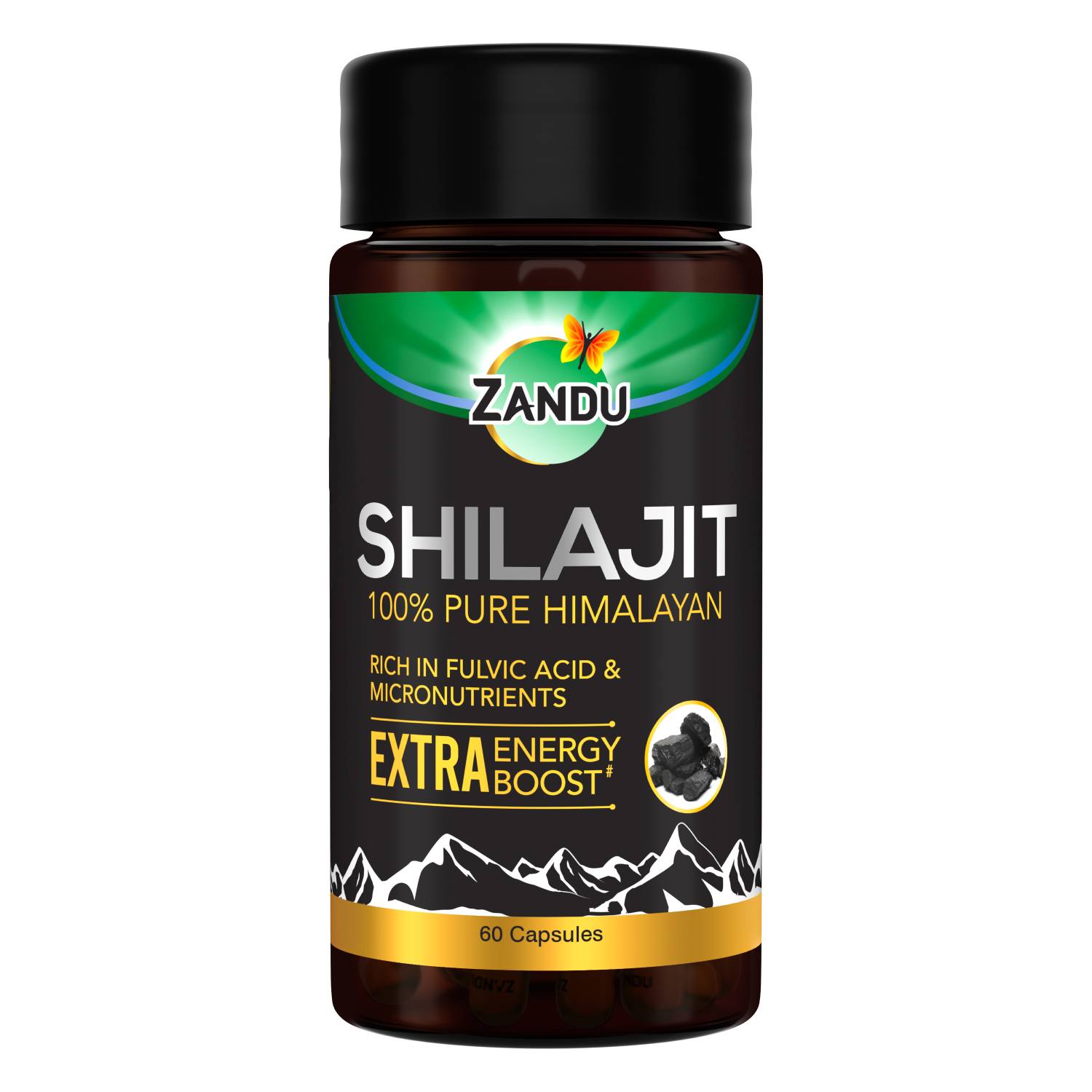 Zandu 100% Pure Himalayan Shilajit Caps
