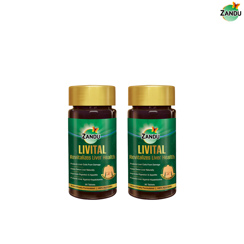 Livital Tablets | Clinically Proven Ayurvedic Liver Tablets for Fatty Liver & Detoxification | Visible Results in 2 Months