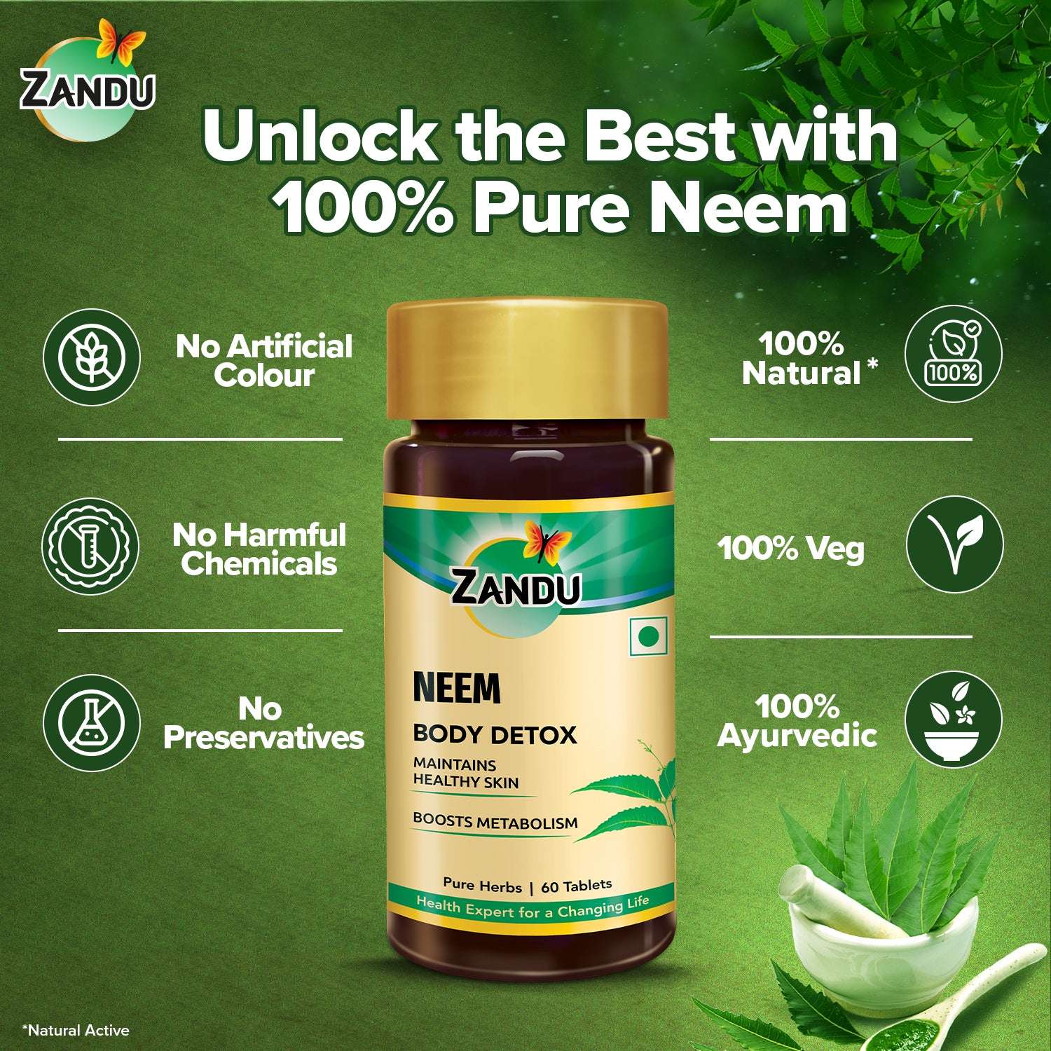 Why choose Zandu neem tablets?
