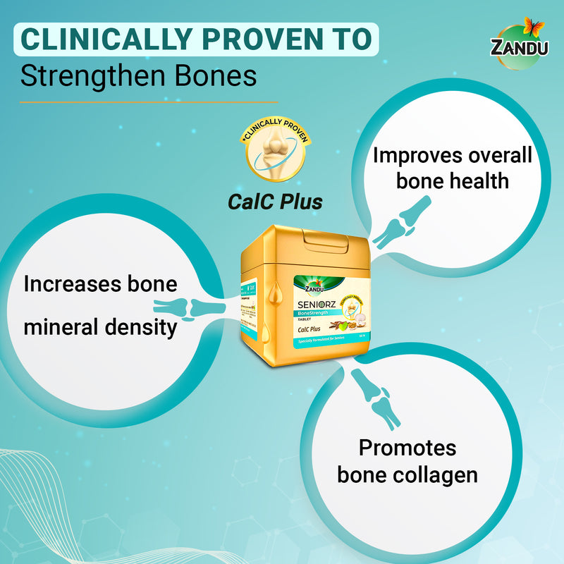 Seniorz Bone Strength CalC Plus(60 Tabs)
