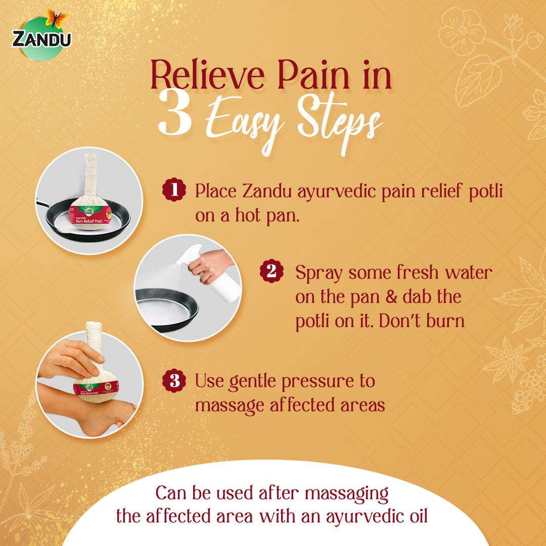 Zandu Pain Relief potli usage