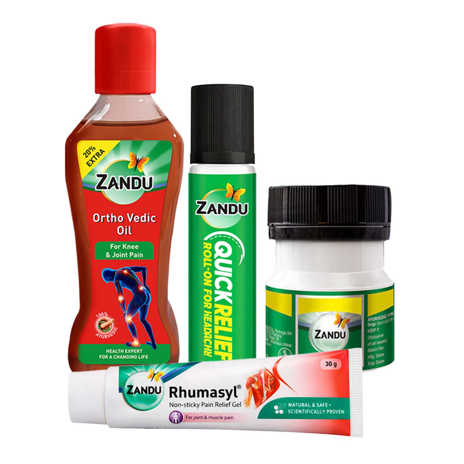 Zandu Ayurvedic Pain Relief Kit
