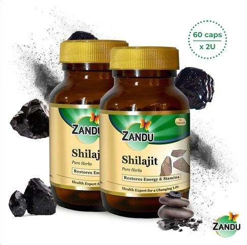 Zandu Shilajit Capsules (Buy 1 Get 1 Free)