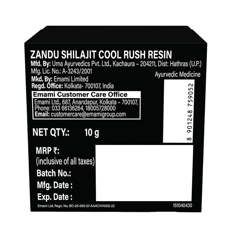 Shilajit Cool Rush Resin (10g) +  Ashwagandha KSM Combo