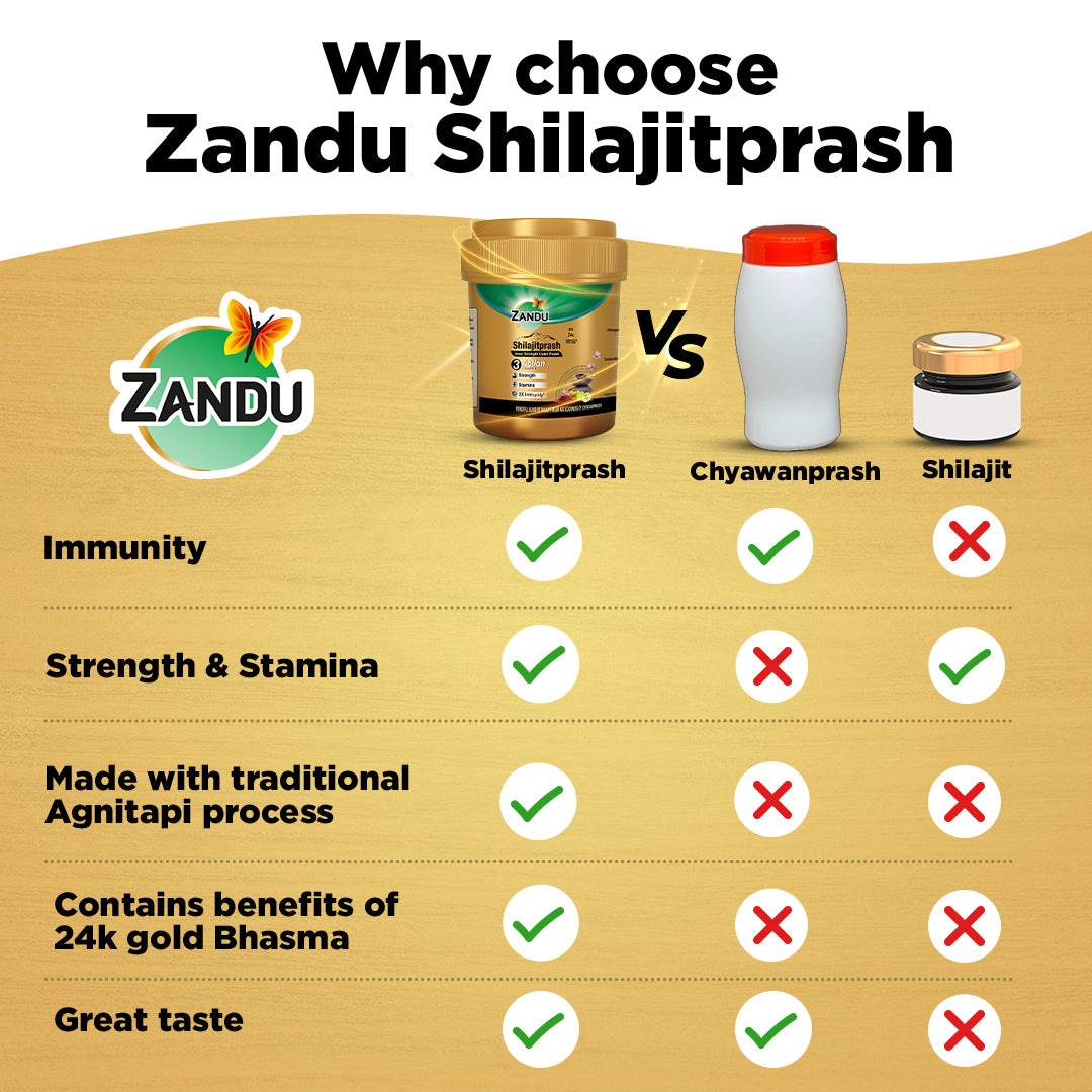 Zandu Shilajitprash for Vigour, Vitality & Immunity 100g