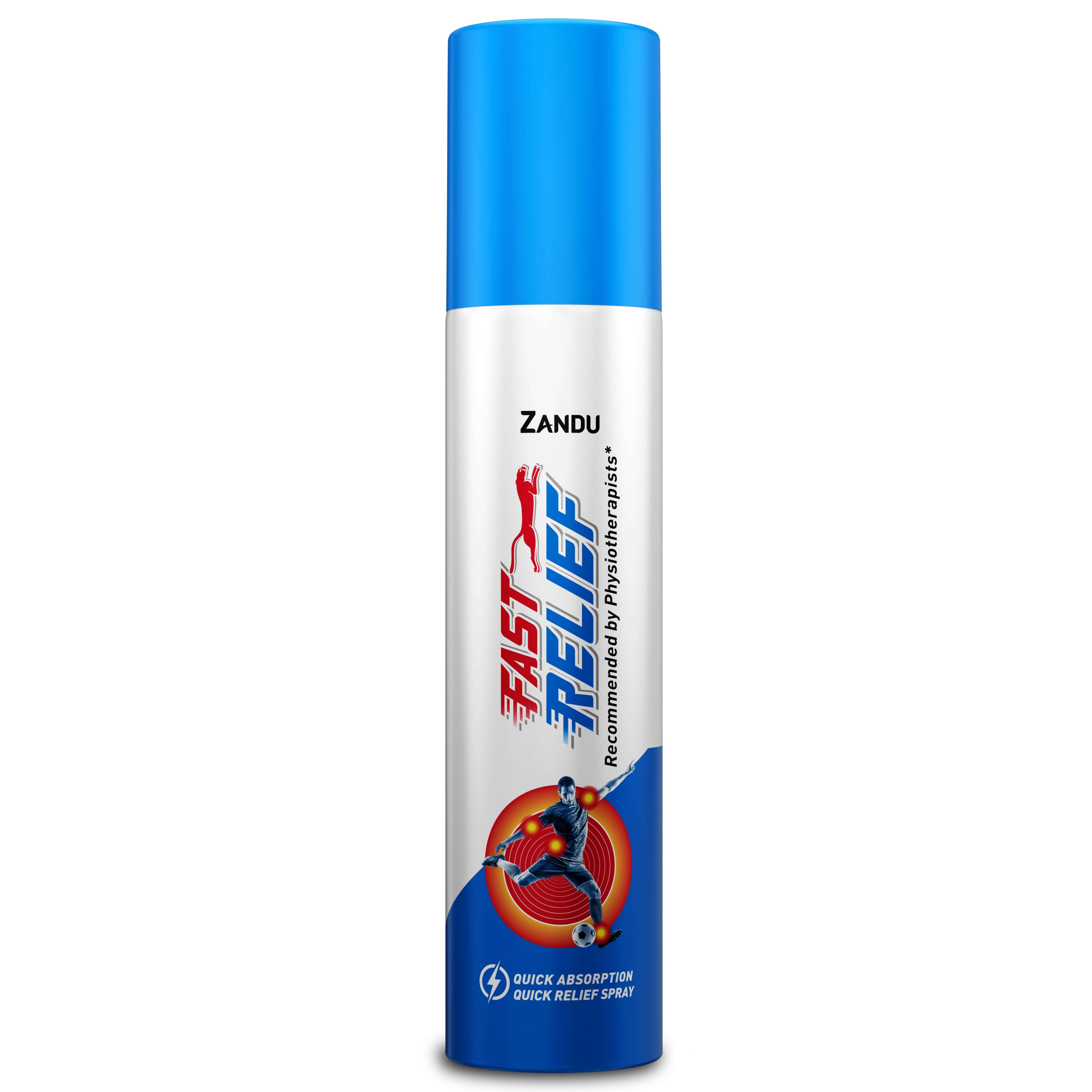 Zandu Fast Relief Pain Spray for Quick Muscle, Join & Back Pain Relief