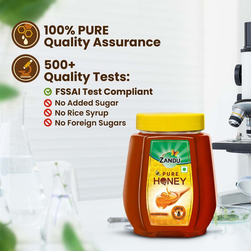 Zandu Pure Honey (500G PET Jar)