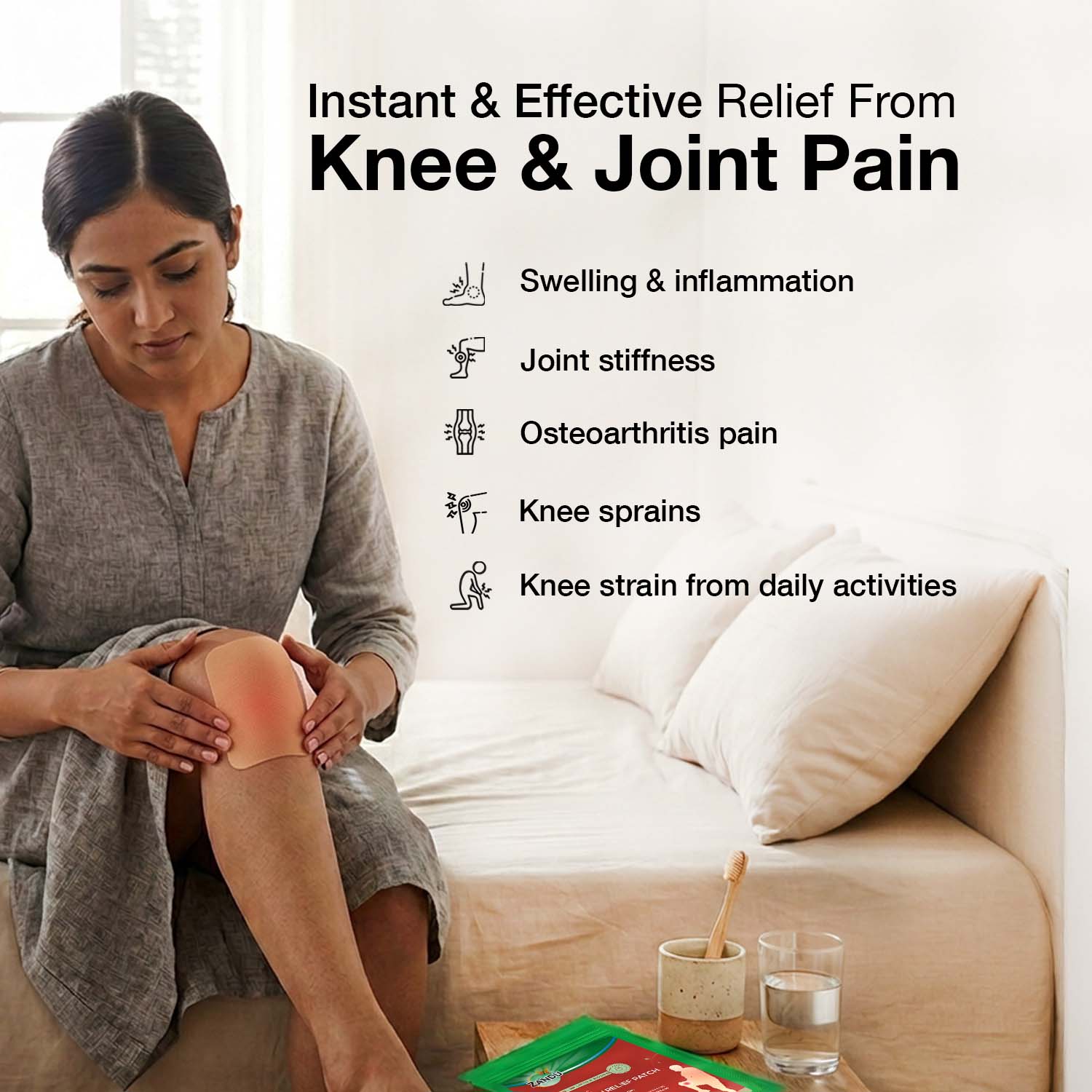 Zandu Knee Pain Relief Patch