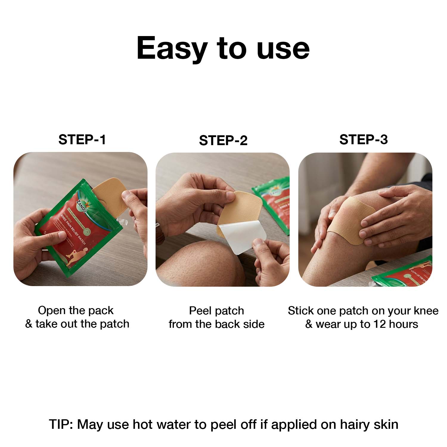 Zandu Knee Pain Relief Patch
