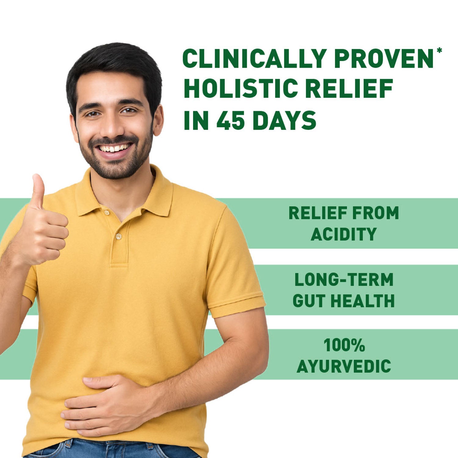 Zandu Good Gut Acidity & Bloating Relief Tablets