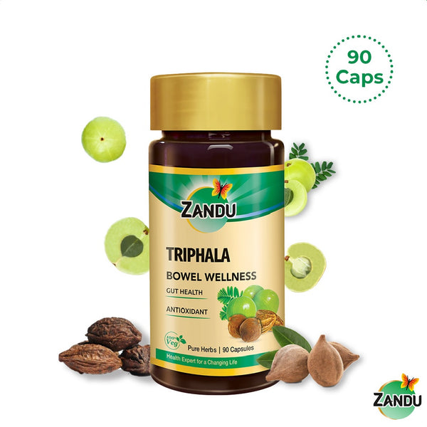 Zandu Triphala Capsules (90 Caps)