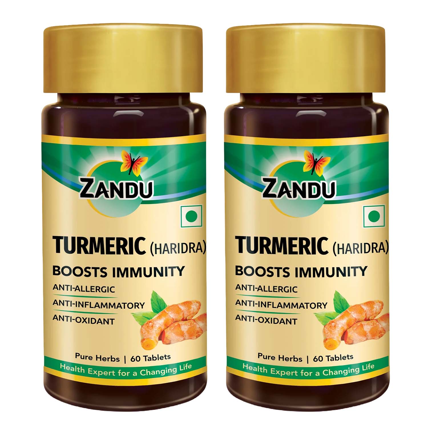 Zandu Turmeric Tablets for Immunity & Inflammation Relief