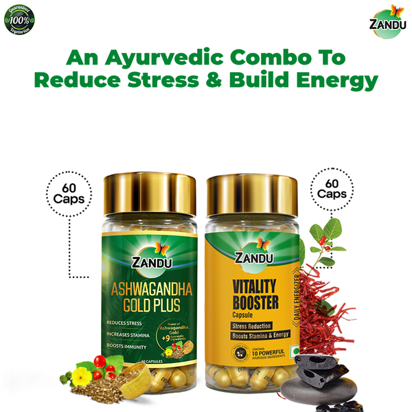 An Ayurvedic Combo to Reduce Stress & Build Energy