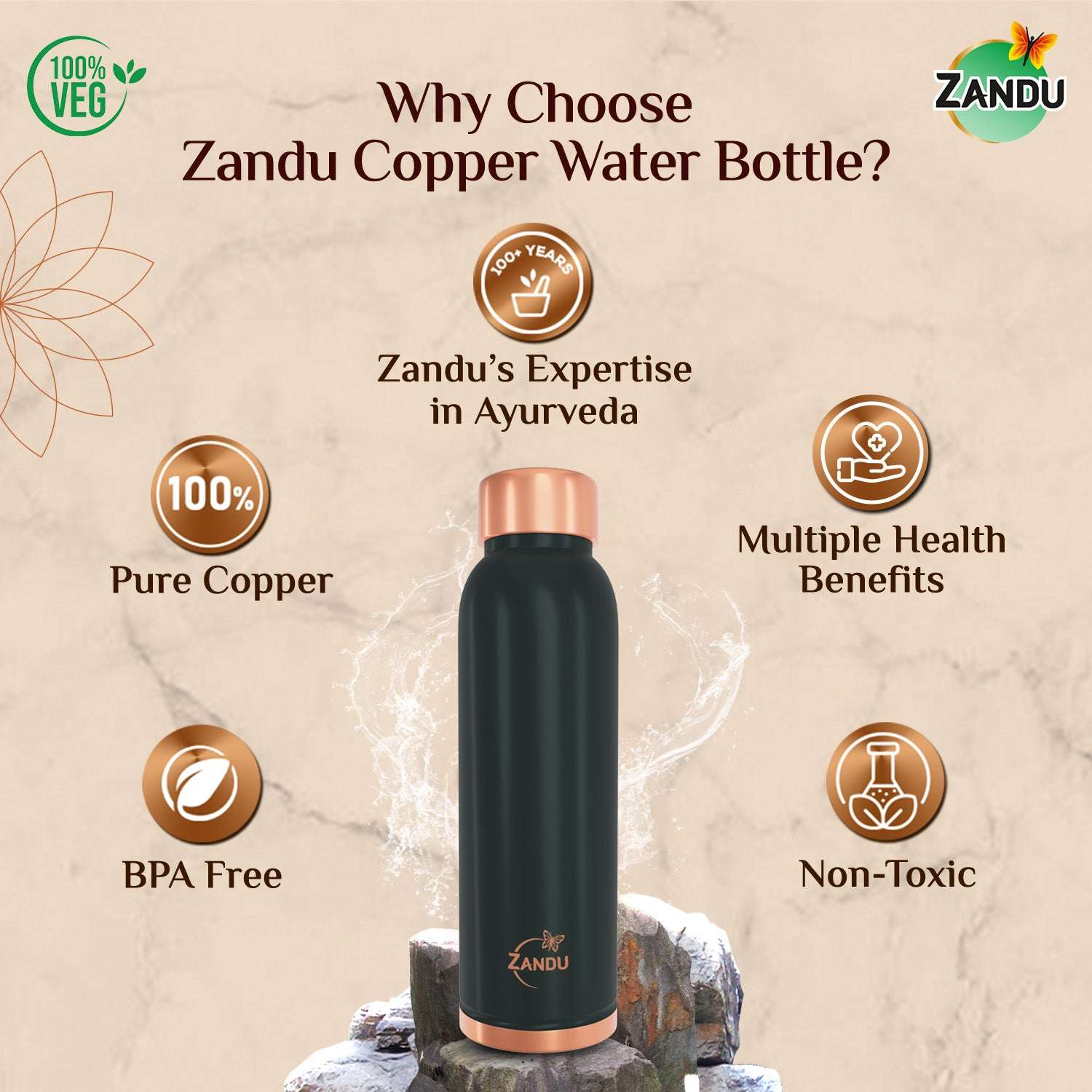 Why Choose Zandu Copper Bottle