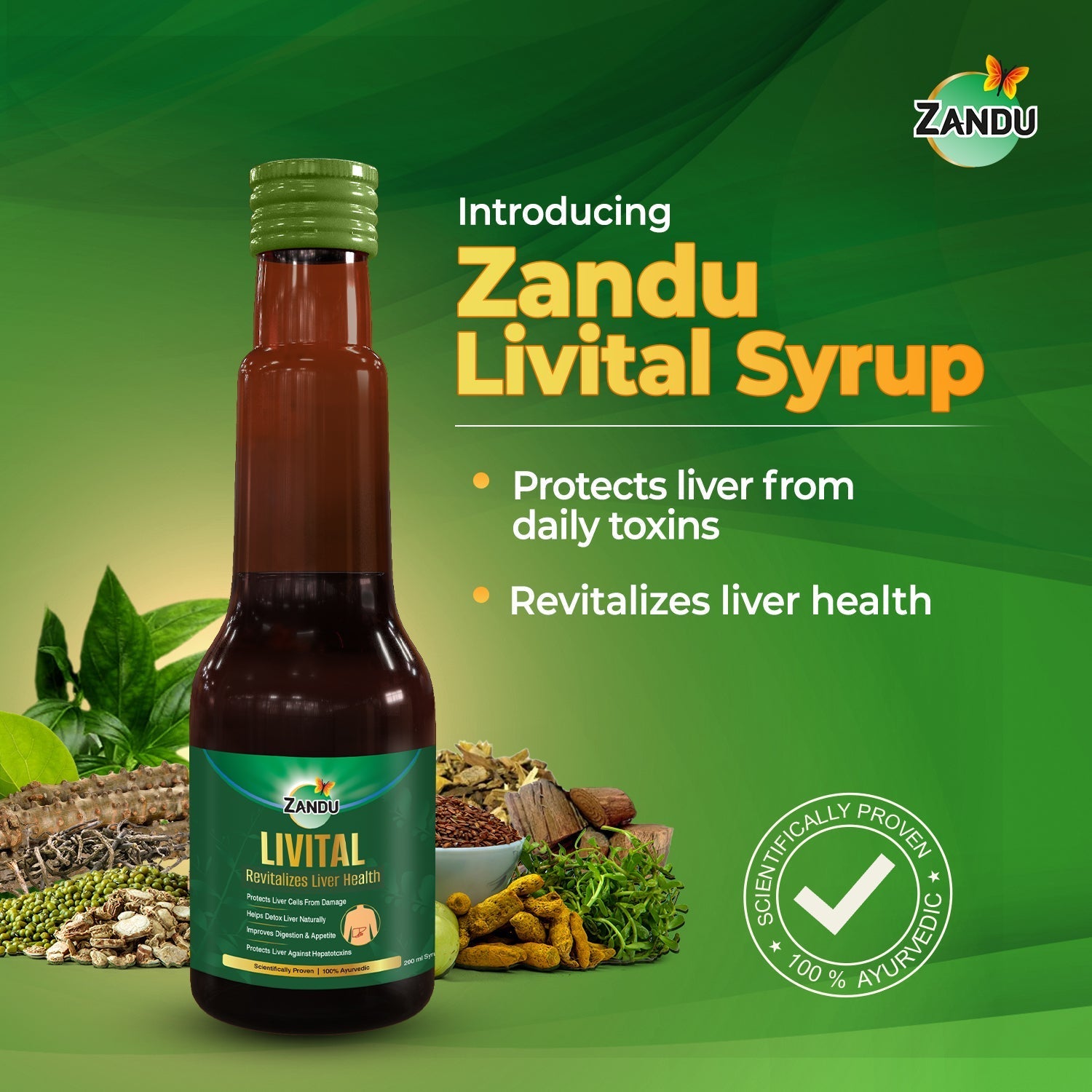 Livital - Ayurvedic Liver Syrup for Liver Health (Pack Of 2)