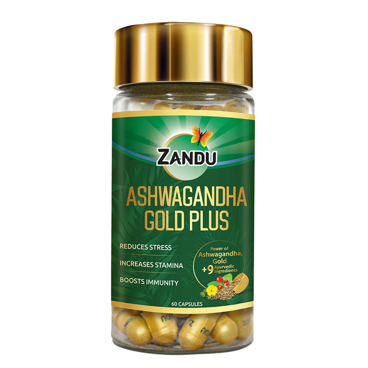 Zandu Ashwagandha Gold Plus Capsules